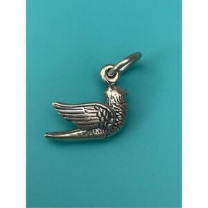 Dove Sterling Silver Jewelry Charm #bird